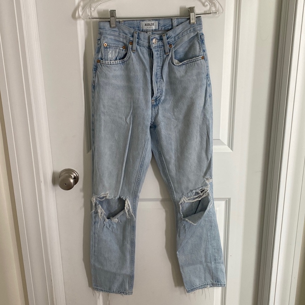 Agolde slim straight jeans